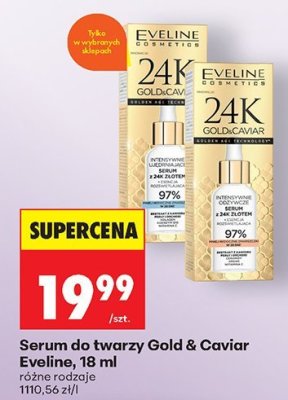 Serum do twarzy Gold & Caviar, 18 ml promocja w Biedronka