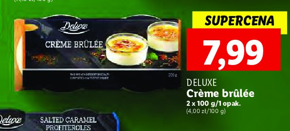 Creme brulee Deluxe promocja