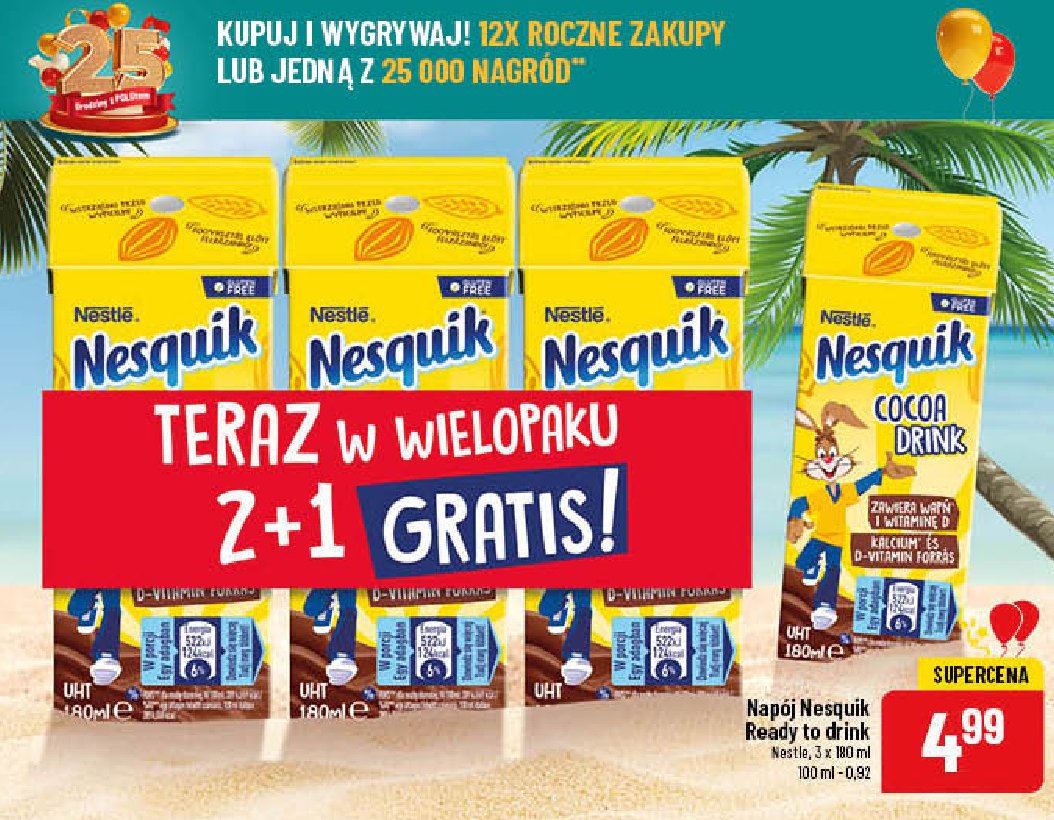 Napój kakaowy Nesquik promocja
