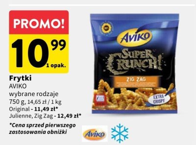 Frytki wybrane rodzaje promocja w Intermarche