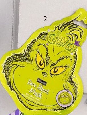 Maska do twarzy nawilżająca w płachcie The Grinch  promocja w Rossmann