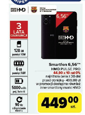 Smartfon pulse pro 6.56" Hmd promocja