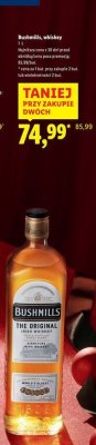 Whisky Bushmills The Original promocja w Lidl