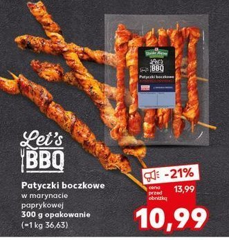 Patyczki boczkowe w marynacie paprykowej K-classic let's bbq promocja
