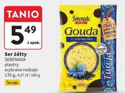 Ser żółty SERENADA plastry wybrane rodzaje promocja w Intermarche