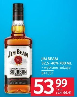 Whisky Jim Beam 32,5-40% 700 ML promocja w Selgros