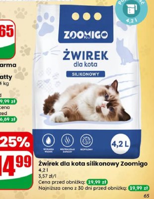 Żwirek dla kota silikonowy  promocja w Dino