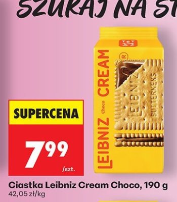 Ciastka Cream Choco promocja w Biedronka