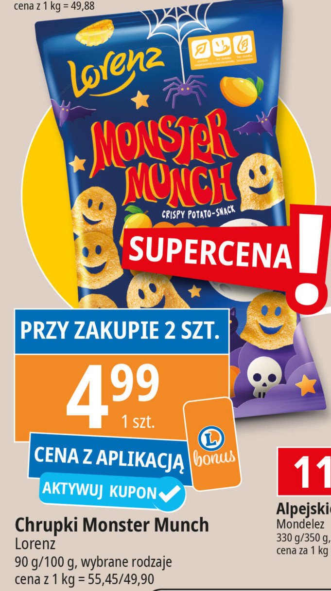 Chrupki halloween Lorenz monster munch promocja