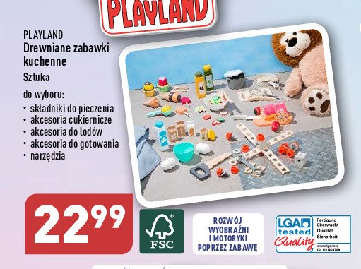 Narz臋dzia drewniane Playland promocja