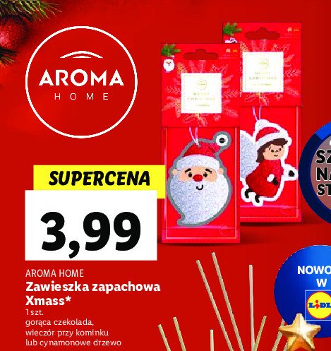 Zawieszka zapachowa xmass cynamonowe drzewo Aroma home promocja
