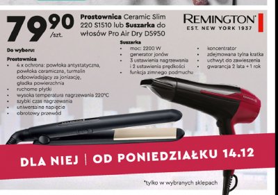 Suszarka d5950 pro-air dry Remington promocja