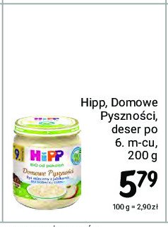Ryż mleczny z jabłkami HIPP DOMOWE PYSZNOŚCI promocje