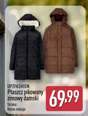 Płaszcz zimowy damski UP2FASHION promocja w Aldi