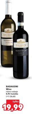 Wino różne rodzaje  0,75 l promocja w Kaufland