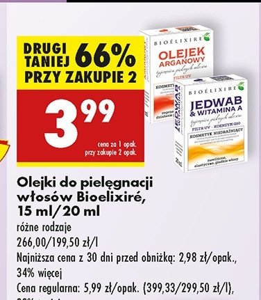 Jedwab z witaminą a Bioelixire promocja