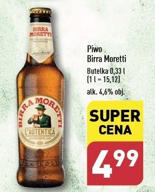 Piwo Birra moretti promocja