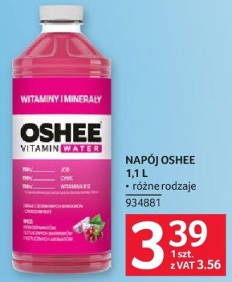 Napój Oshee Vitamin Water 1,1 L różne rodzaje promocja w Selgros