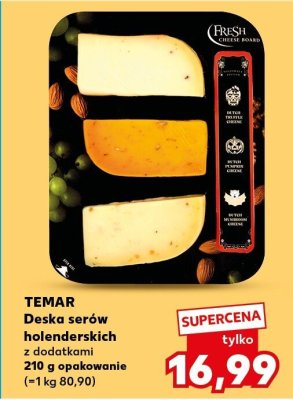 Deska serów holenderskich z dodatkami 210g promocja w Kaufland