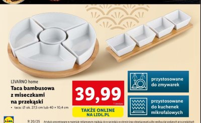 Taca z miseczkami LIVARNO HOME promocja