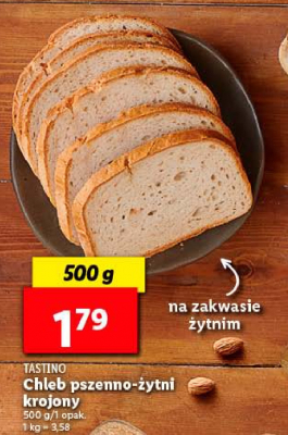Chleb pszenno żytni Tastino promocja