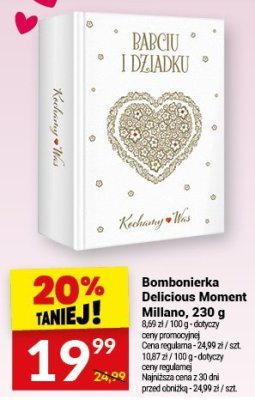 Bombonierka Delicious Moment Millano, 230 g promocja w Twój Market