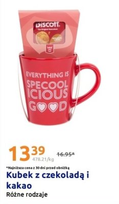 Kubek z czekoladą i kakao promocja w Action