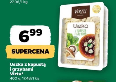 Uszka z kapustą i grzybami  promocja w Netto