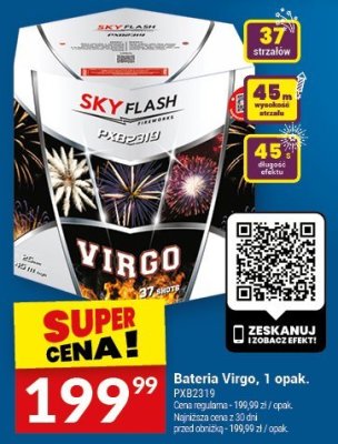 Bateria Virgo Sky Flash, 1 opak. promocja w Twój Market