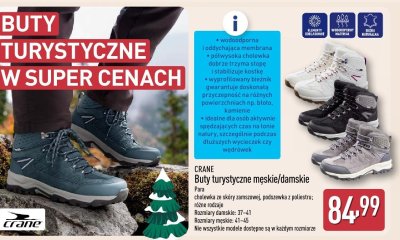 Buty turystyczne męskie / damskie  promocja w Aldi