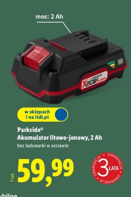 Akumulator litowo-jonowy, 2 Ah Parkside promocja w Lidl