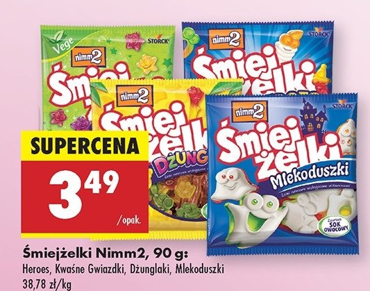 Żelki Nimm2 śmiejżelki mlekoduszki promocja
