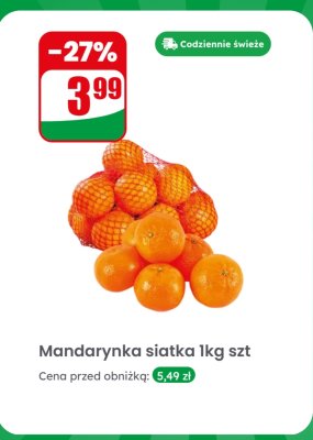 Mandarynka siatka 1kg promocja w Dino