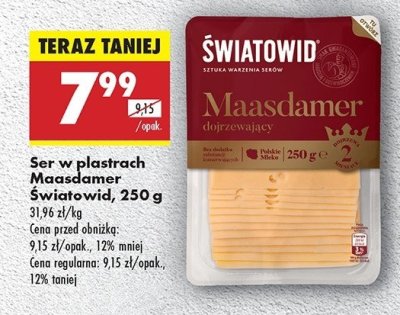 Ser maasdamer dojrzewający Światowid promocja
