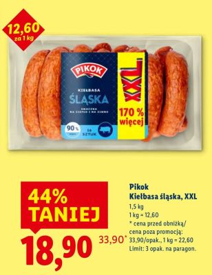 Kiełbasa śląska, XXL promocja w Lidl