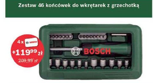 Zestaw narzędzi z wkrętakiem Bosch promocja