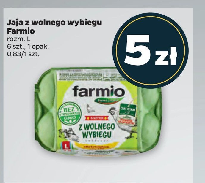 Jaja kl. l Farmio promocja