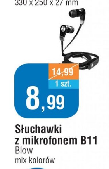 Słuchawki b11b Blow promocja
