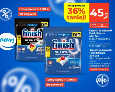 Kapsułki do zmywarki Finish Ultimate All in One promocja w Dealz