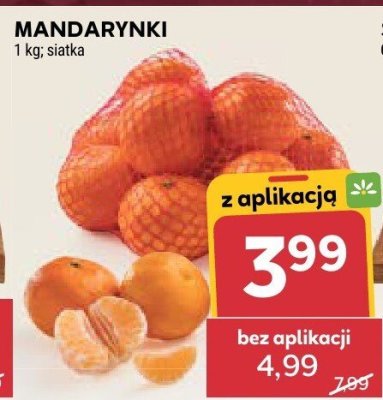 Mandarynki z liśćmi promocja w Stokrotka