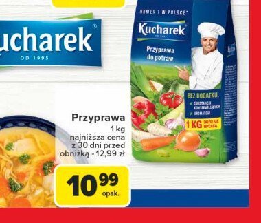 Przyprawa do potraw Kucharek promocja w Carrefour