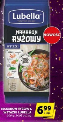 Makaron ryżowy wstążki LUBELLA promocja w Groszek