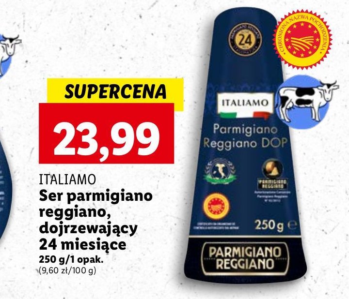 Ser parmigiano reggiano Italiamo promocja