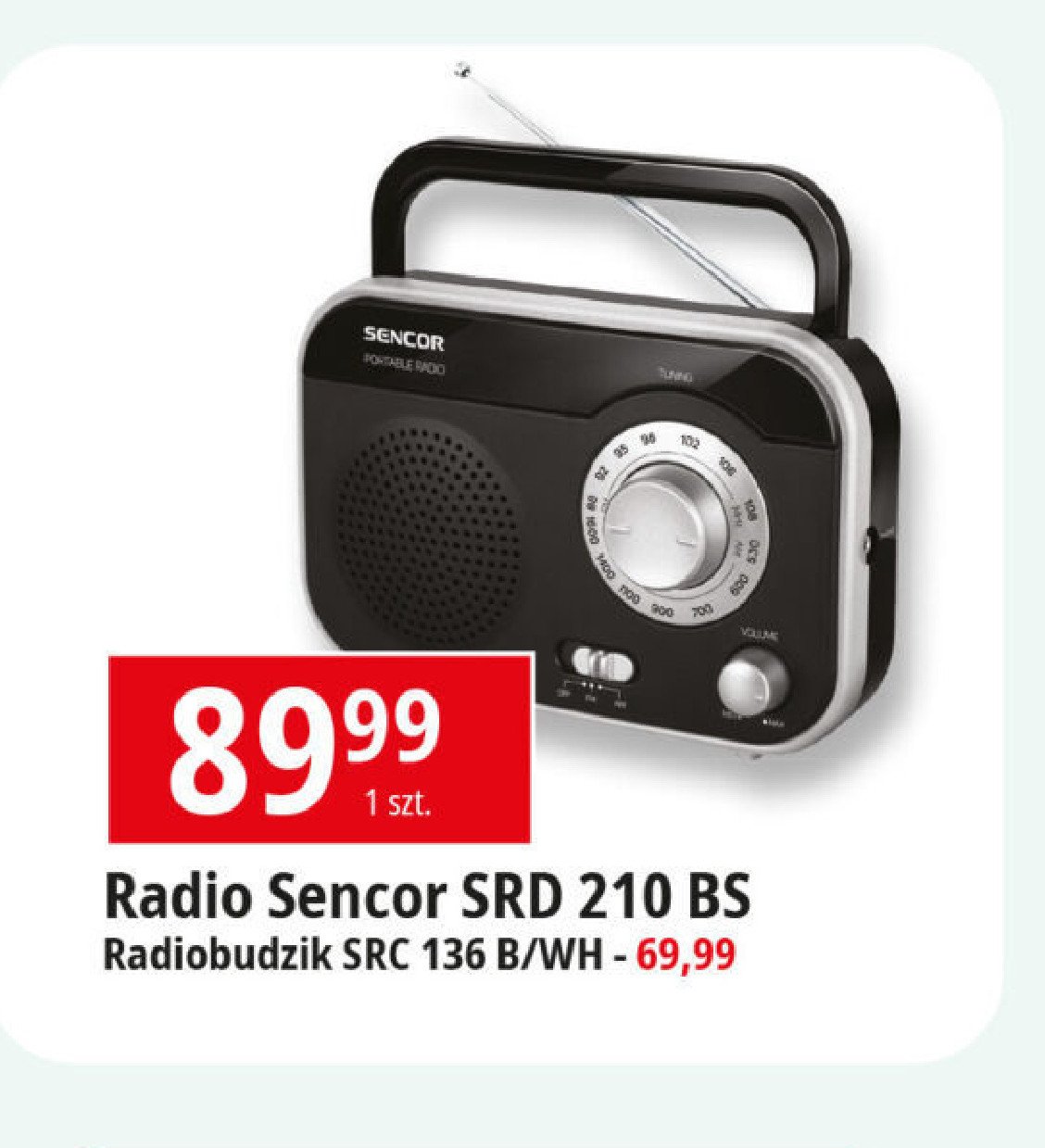 Radiobudzik src 136 b Sencor promocja