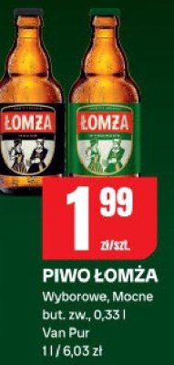 Piwo Łomża Wyborowe, Mocne promocja w Chorten