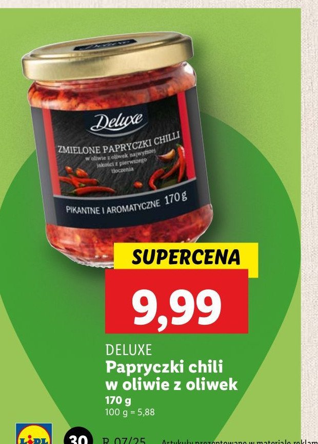 Papryczki chili w oliwie Deluxe promocja