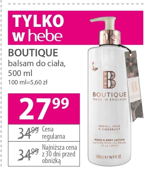 Balsam do cia艂a neroli pear & gingerlily Grace cole boutique promocja