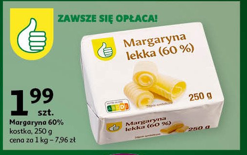 Margaryna lekka Podniesiony kciuk promocja w Auchan