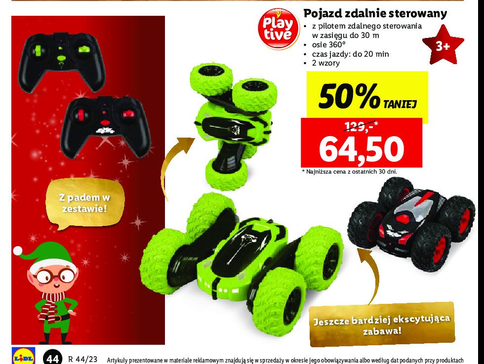 Pojazd zdalnie sterowany Playtive promocja