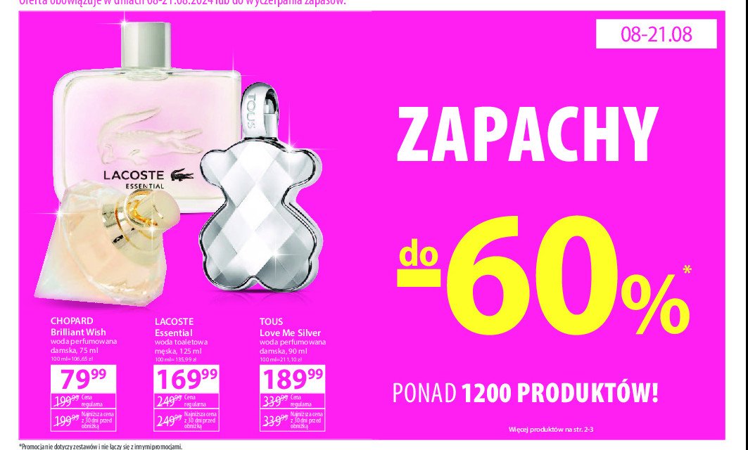 Woda perfumowana Tous love me the silver parfum promocja